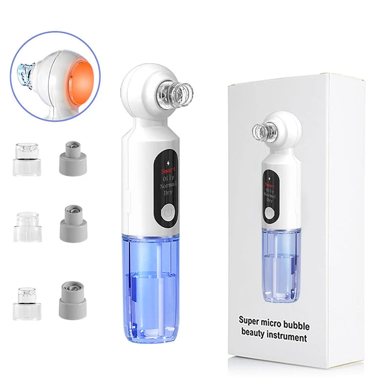 138B Color Hydrating Blackhead Remover Pore Vacuum With Hot Compress