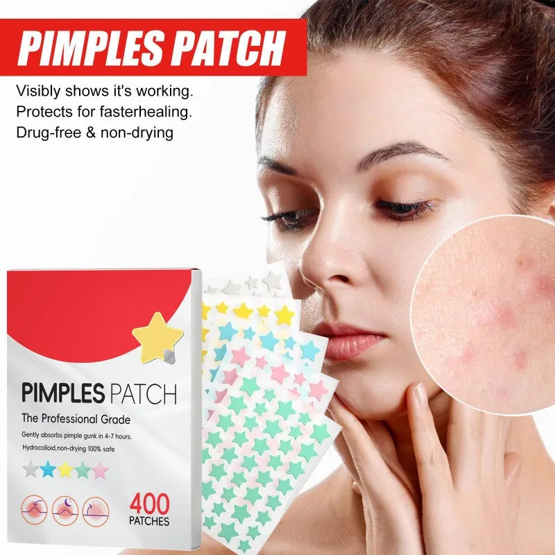 Star Acne Patches Invisible Pimple Dots for Blemishes