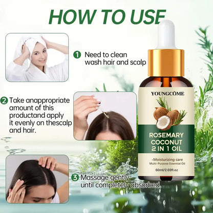 Rosemary Hair Oil Treatment – Nourish Scalp & Roots