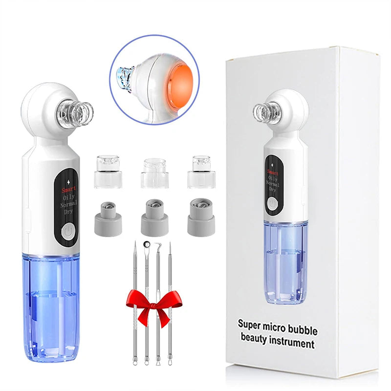 138A Color Hydrating Blackhead Remover Pore Vacuum With Hot Compress