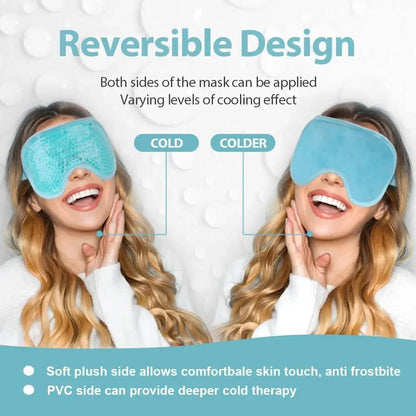 Reusable Hot Cold Face & Eye Mask for Puffiness Relief