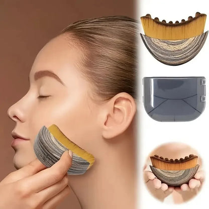 Facial Lymphatic Drainage Brush Contour Massage Tool