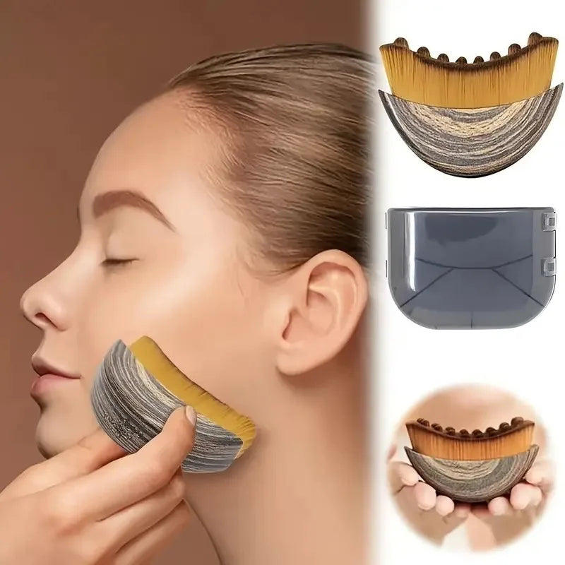 Facial Lymphatic Drainage Brush Contour Massage Tool