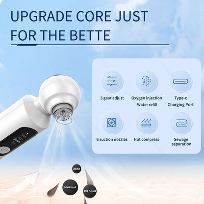 Hydrating Blackhead Remover Pore Vacuum With Hot Compress