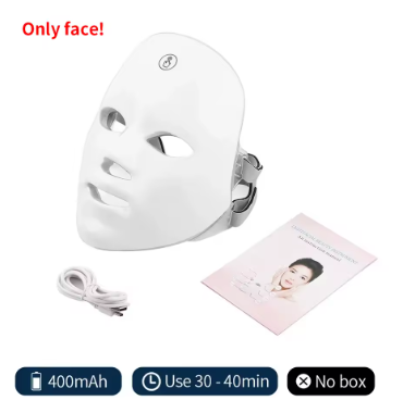 7 Color LED Facial Mask for Skin Firming & Rejuvenation