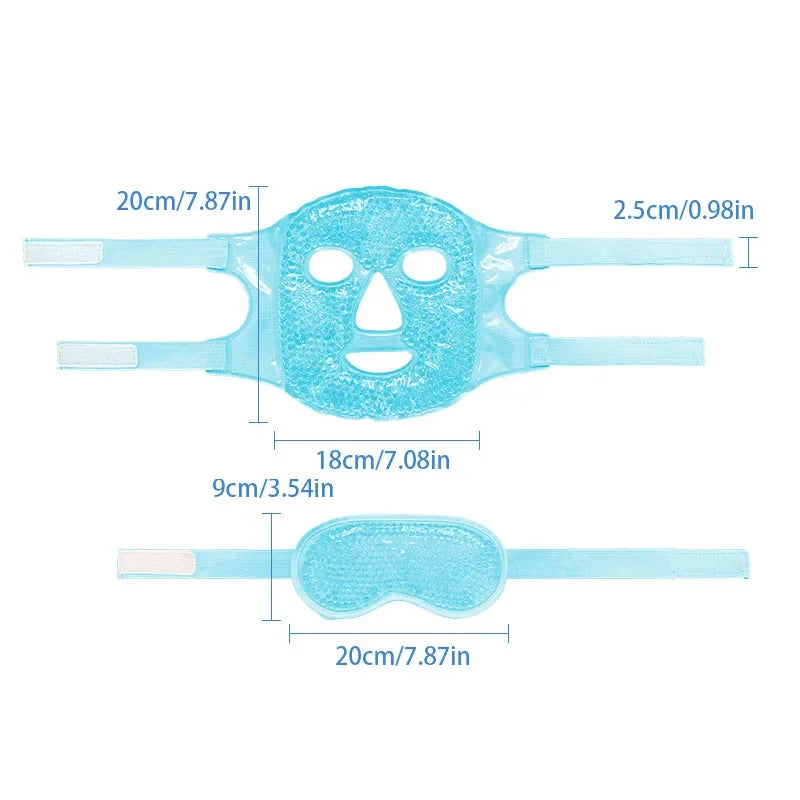 Reusable Hot Cold Face & Eye Mask for Puffiness Relief