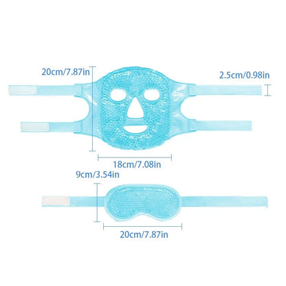 Reusable Hot Cold Face & Eye Mask for Puffiness Relief